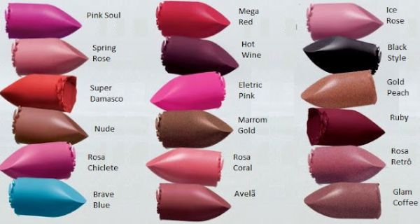 Batom Soul - todas as cores